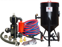 Пескоструйный аппарат PST-200 с фильтром, КПДУ twin 10 п.м.