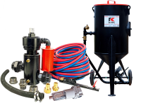 Пескоструйный аппарат PST-100 с фильтром, КПДУ twin 40 п.м.