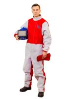 Комбинезон пескоструйщика ВЕКТОР проф с перчаткамир-р 52-54, рост 188