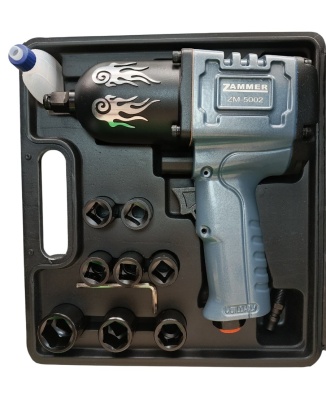 Пневмогайковерт ZAMMER ZM-5002 в кейсе